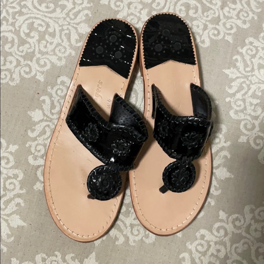 Jack Rogers Black Sandals